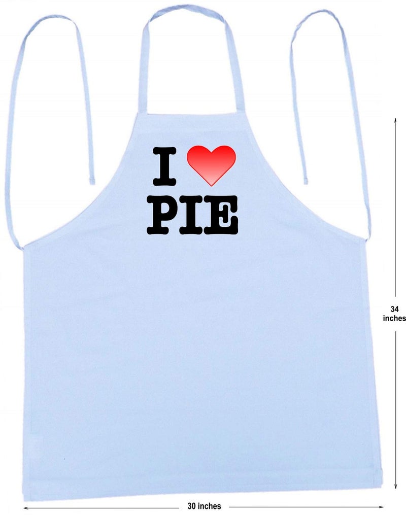 CoolAprons Funny Chef Apron I Love Pie, White Baking Aprons, Kitchen Gift For Bakers - Image 3